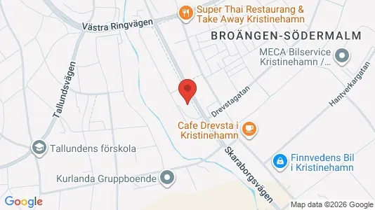 Bostadsrätter till salu i Kristinehamn - kort over placeringen