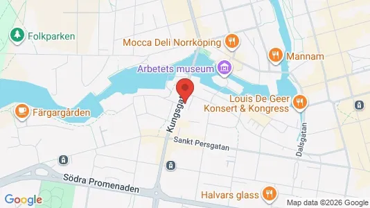 Bostadsrätter till salu i Norrköping - kort over placeringen