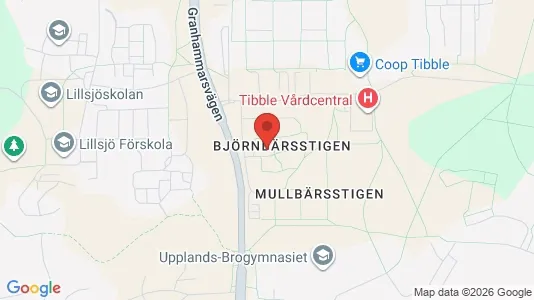 Bostadsrätter till salu i Upplands-Bro - kort over placeringen