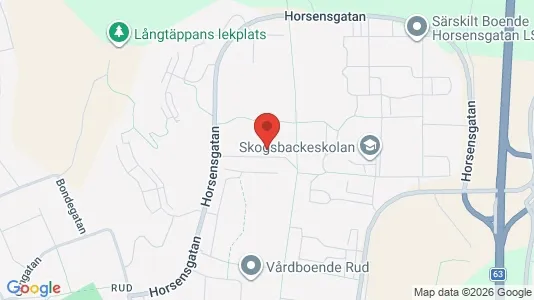 Bostadsrätter till salu i Karlstad - kort over placeringen