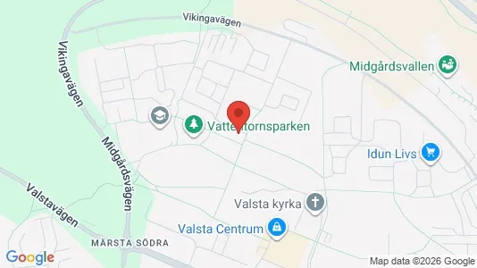 Bostadsrätter till salu i Sigtuna - kort over placeringen
