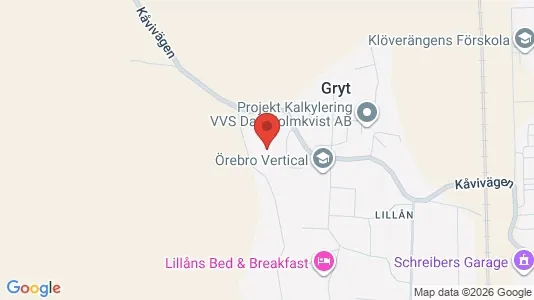 Bostadsrätter till salu i Örebro - kort over placeringen