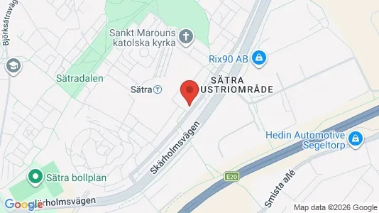 Bostadsrätter till salu i Söderort - kort over placeringen