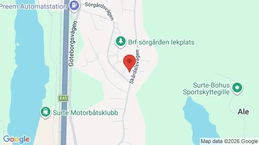Bostadsrätter till salu i Ale - kort over placeringen