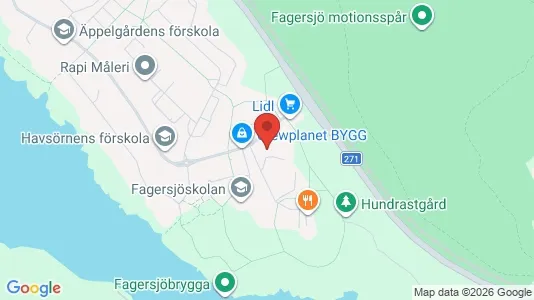 Bostadsrätter till salu i Söderort - kort over placeringen