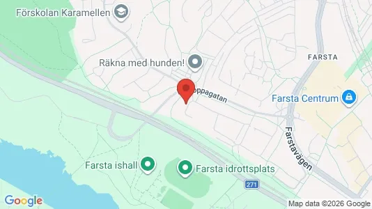 Bostadsrätter till salu i Söderort - kort over placeringen