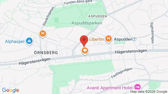 Bostadsrätter till salu i Söderort - kort over placeringen