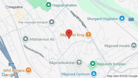 Bostadsrätter till salu i Söderort - kort over placeringen