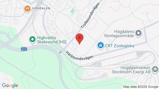 Bostadsrätter till salu i Söderort - kort over placeringen