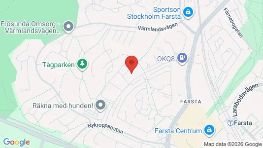 Bostadsrätter till salu i Söderort - kort over placeringen