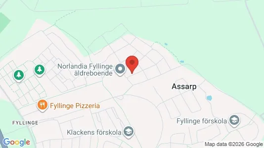 Bostadsrätter till salu i Halmstad - kort over placeringen