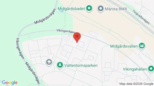Bostadsrätter till salu i Sigtuna - kort over placeringen