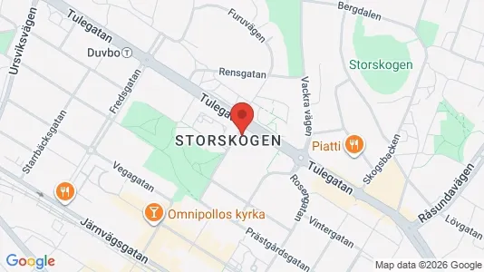 Bostadsrätter till salu i Sundbyberg - kort over placeringen