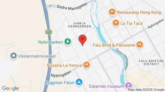 Bostadsrätter till salu i Falun - kort over placeringen