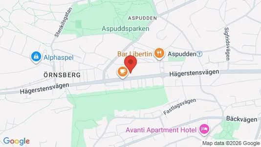 Bostadsrätter till salu i Söderort - kort over placeringen
