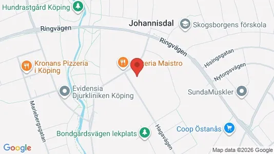 Bostadsrätter till salu i Köping - kort over placeringen