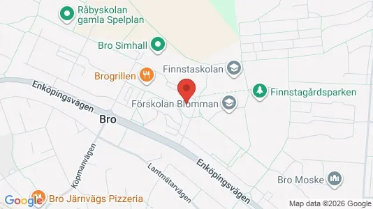 Bostadsrätter till salu i Upplands-Bro - kort over placeringen