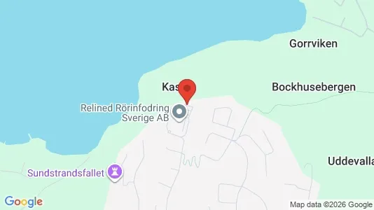 Bostadsrätter till salu i Uddevalla - kort over placeringen