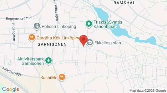 Bostadsrätter till salu i Linköping - kort over placeringen