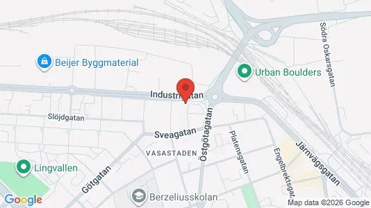 Bostadsrätter till salu i Linköping - kort over placeringen