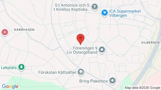 Bostadsrätter till salu i Norrköping - kort over placeringen