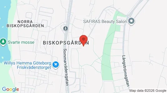 Bostadsrätter till salu i Västra hisingen - kort over placeringen