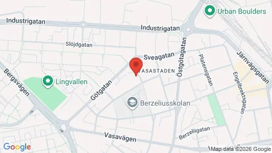 Bostadsrätter till salu i Linköping - kort over placeringen