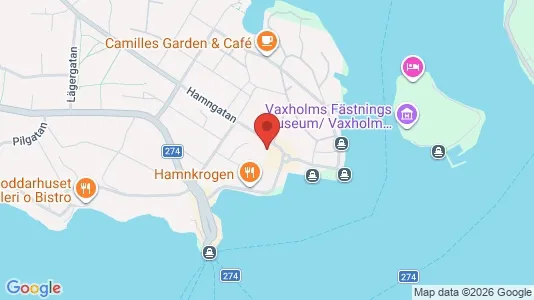 Bostadsrätter till salu i Vaxholm - kort over placeringen
