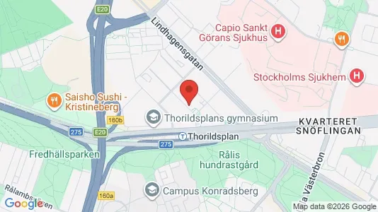 Bostadsrätter till salu i Kungsholmen - kort over placeringen