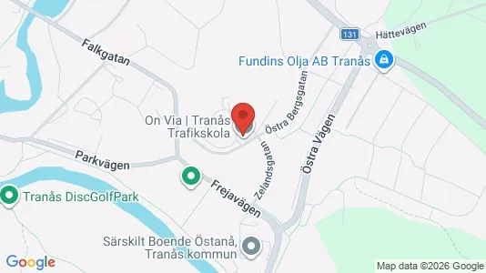 Bostadsrätter till salu i Tranås - kort over placeringen