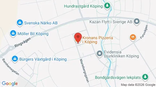 Bostadsrätter till salu i Köping - kort over placeringen