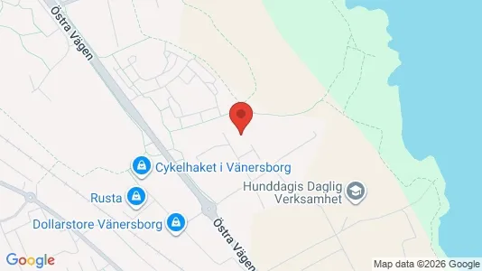 Bostadsrätter till salu i Vänersborg - kort over placeringen