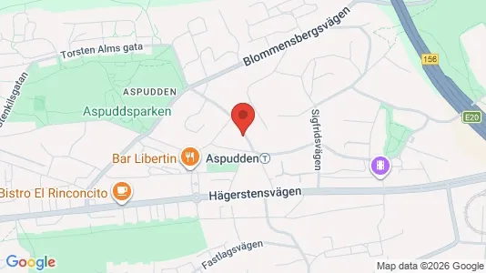 Bostadsrätter till salu i Söderort - kort over placeringen