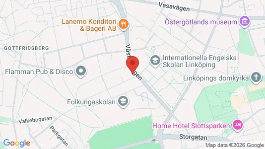 Bostadsrätter till salu i Linköping - kort over placeringen