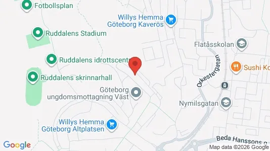 Bostadsrätter till salu i Askim-Frölunda-Högsbo - kort over placeringen
