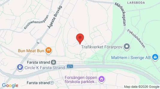 Bostadsrätter till salu i Söderort - kort over placeringen