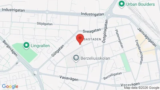 Bostadsrätter till salu i Linköping - kort over placeringen
