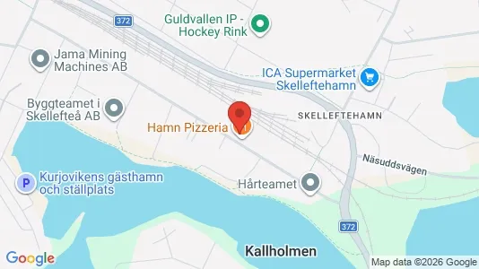 Bostadsrätter till salu i Skellefteå - kort over placeringen