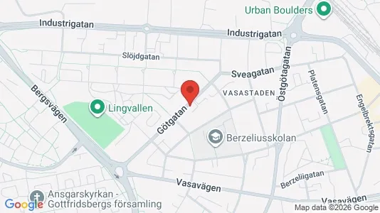 Bostadsrätter till salu i Linköping - kort over placeringen