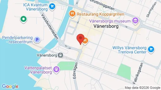 Bostadsrätter till salu i Vänersborg - kort over placeringen