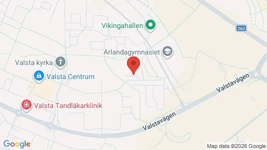 Bostadsrätter till salu i Sigtuna - kort over placeringen