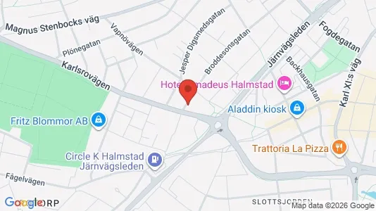 Bostadsrätter till salu i Halmstad - Bild från Google Street View