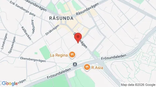 Bostadsrätter till salu i Solna - kort over placeringen