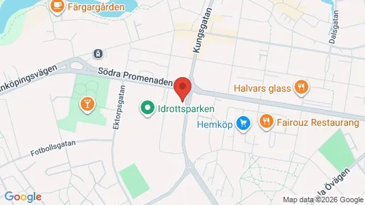 Bostadsrätter till salu i Norrköping - kort over placeringen