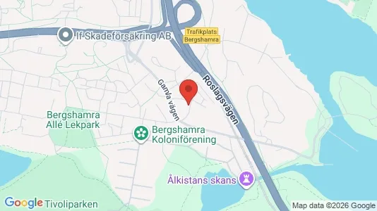 Bostadsrätter till salu i Solna - kort over placeringen