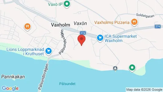 Bostadsrätter till salu i Vaxholm - kort over placeringen