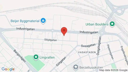 Bostadsrätter till salu i Linköping - kort over placeringen