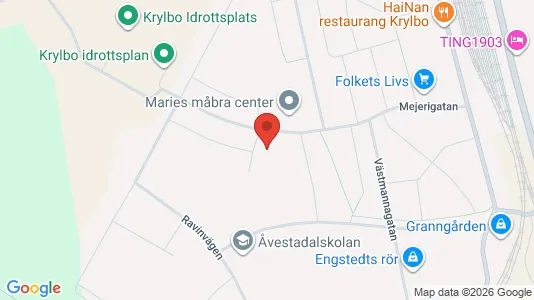 Bostadsrätter till salu i Avesta - kort over placeringen