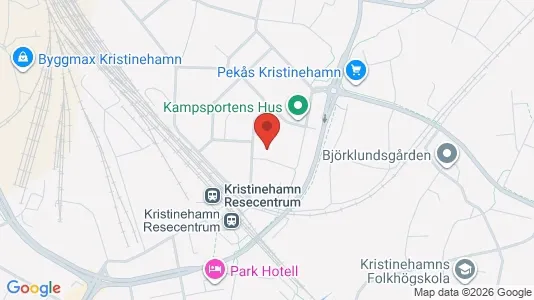 Bostadsrätter till salu i Kristinehamn - kort over placeringen