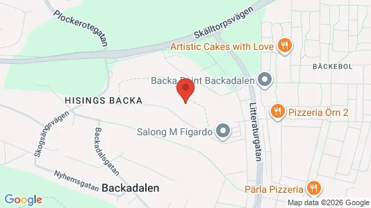 Bostadsrätter till salu i Norra hisingen - kort over placeringen